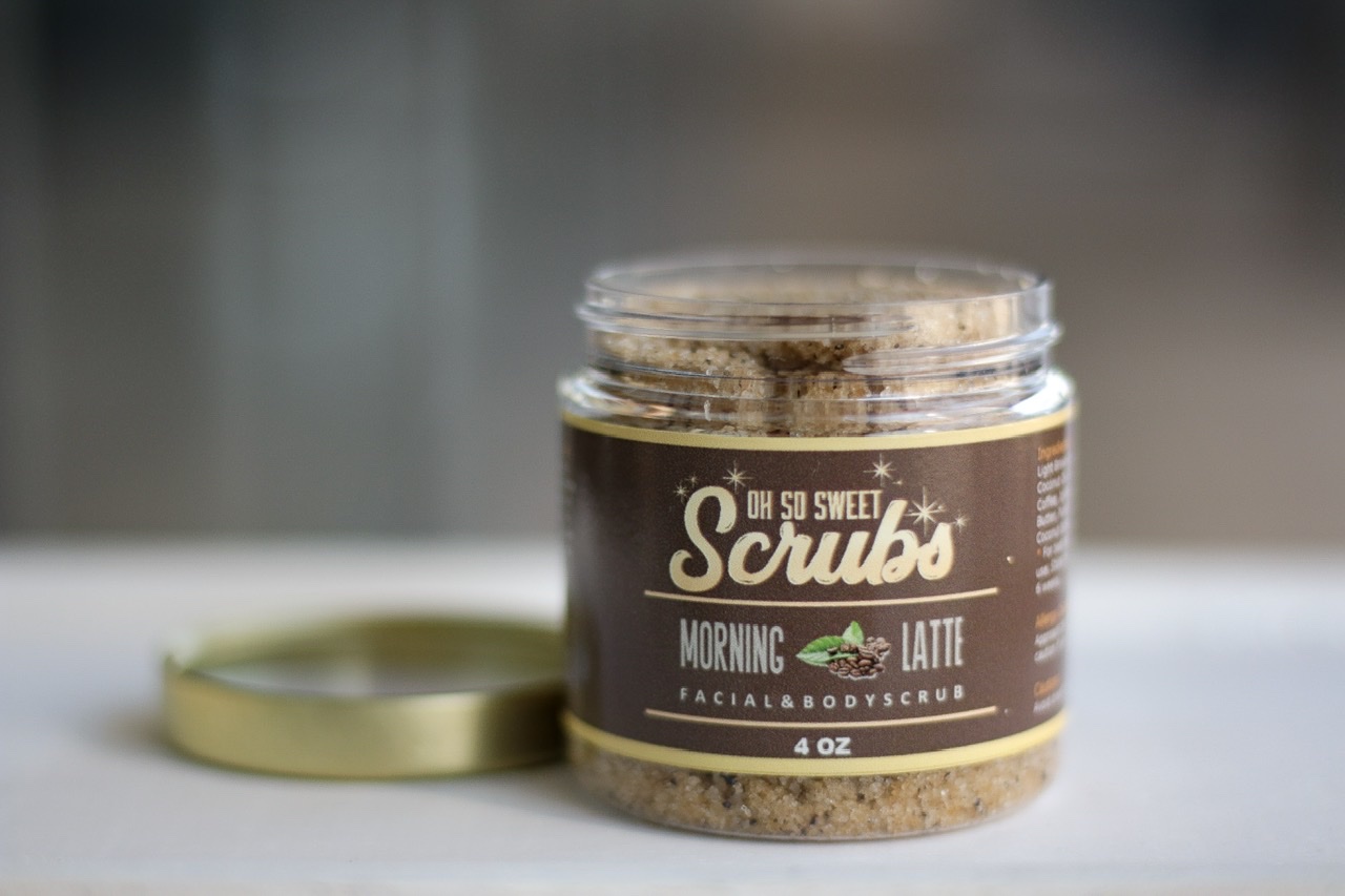 Morning Latte Facial and Body Sugar Scrub by Oh So Sweet Scrubs